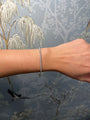 Half Diamond Tennis Bracelet
