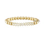 Baguette Stretch Beaded Bracelet