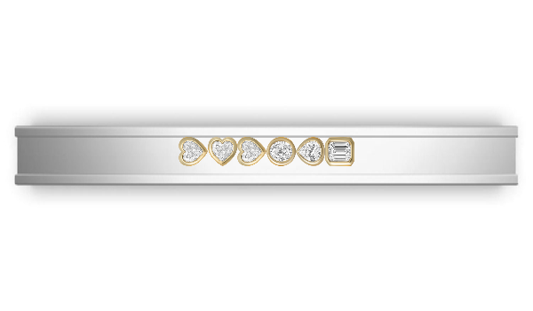 14k Slider Charm Bangle
