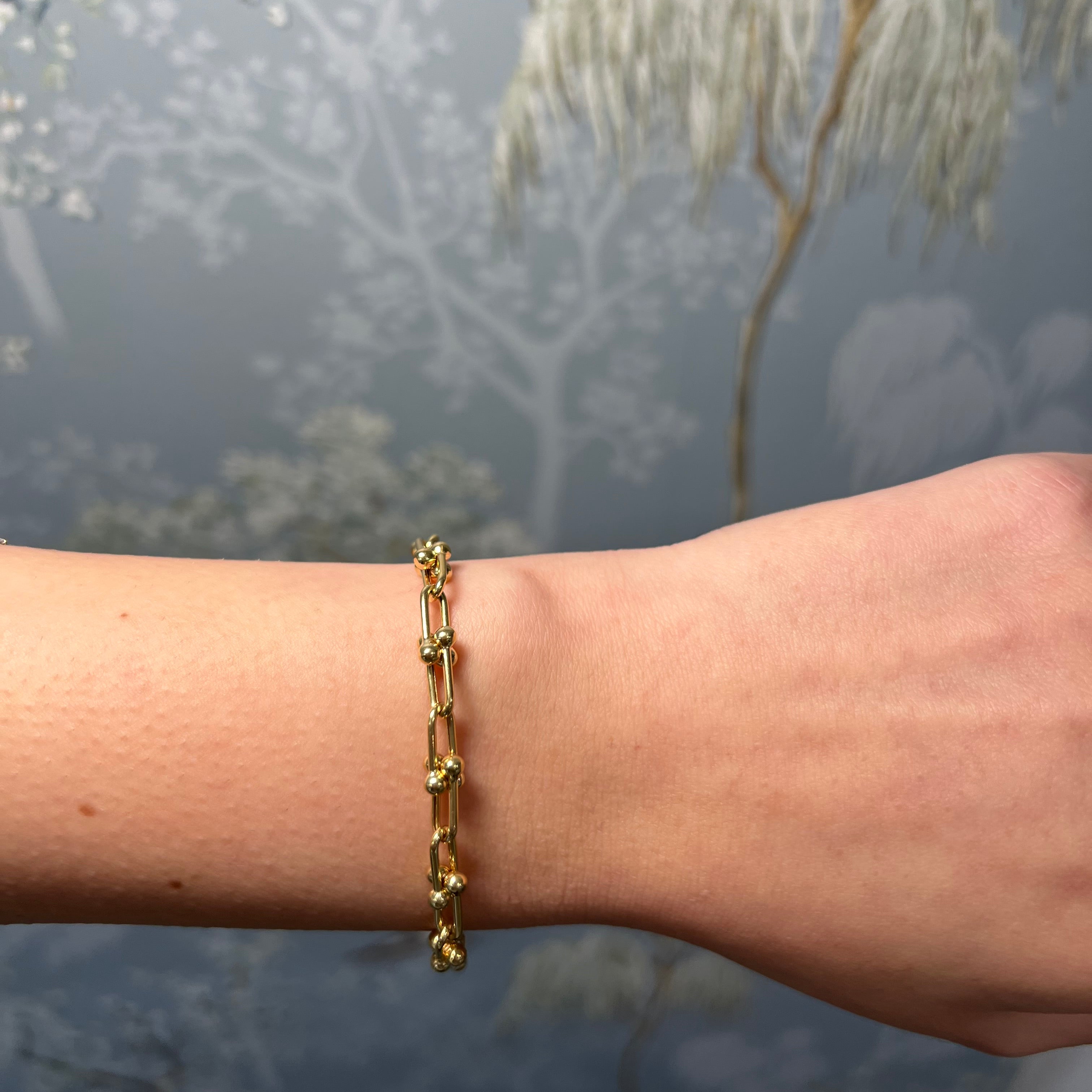 Yellow Gold Tiffany Link Bracelet