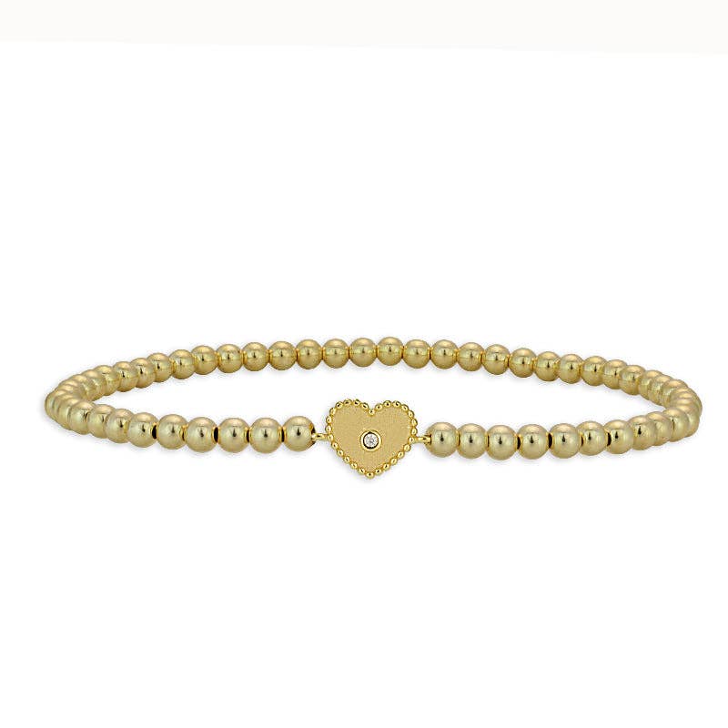 Heart One CZ Bracelet