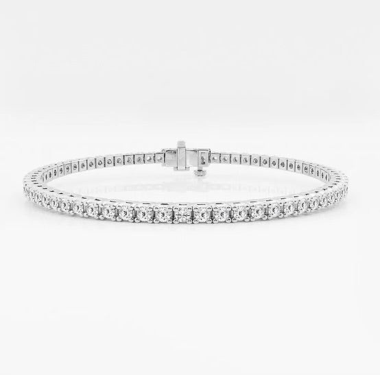 3.50ct Lab Grown Diamond Tennis Bracelet