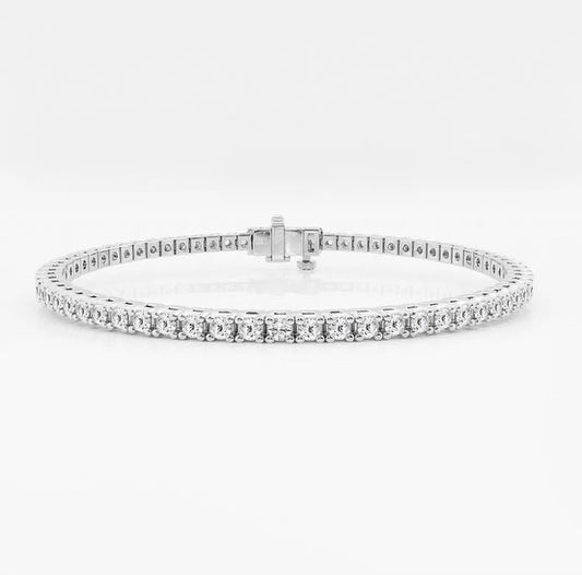 3.50ct Lab Grown Diamond Tennis Bracelet