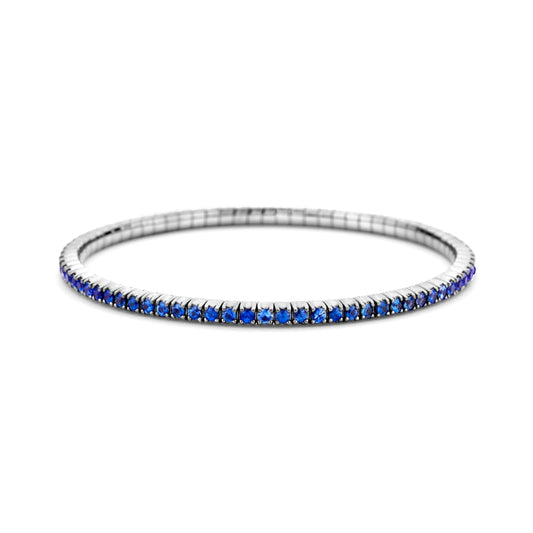 14K Sapphire Flexi Tennis Bracelet