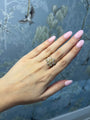Diamond Baguette Flower Ring