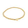 MOP Heart Pendant Bracelet