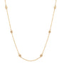 14k Yellow Gold Diamond By Yard Necklace