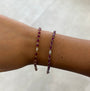 14k Gold Diamond and Ruby Bracelet