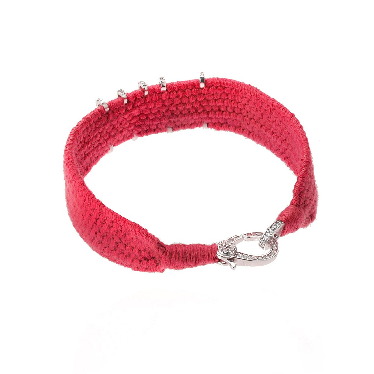 LOVE String and Moissanite Bracelet
