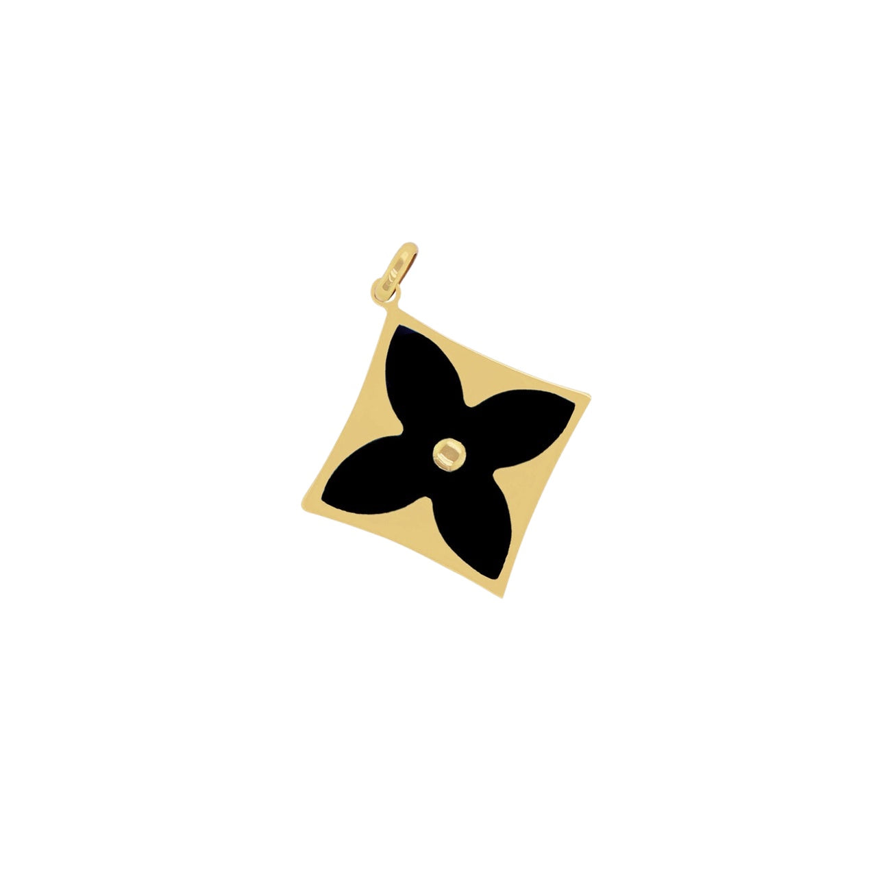 14k Gold Flower Charm