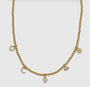 Multi Charm Beaded Necklace