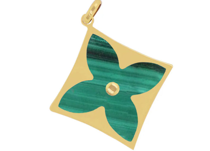 14k Gold Flower Charm