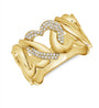 .15CT DIAMOND HEART RING