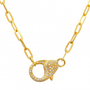14k yellow gold chain with lobster lock