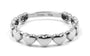 14k White Gold Heart Ring