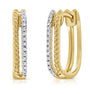 .10CT DIAMOND HUGGIE EARRINGS