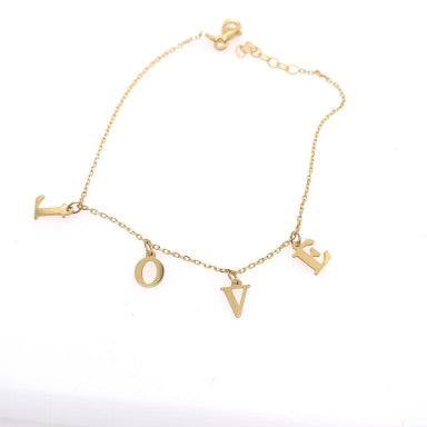 14k LOVE bracelet