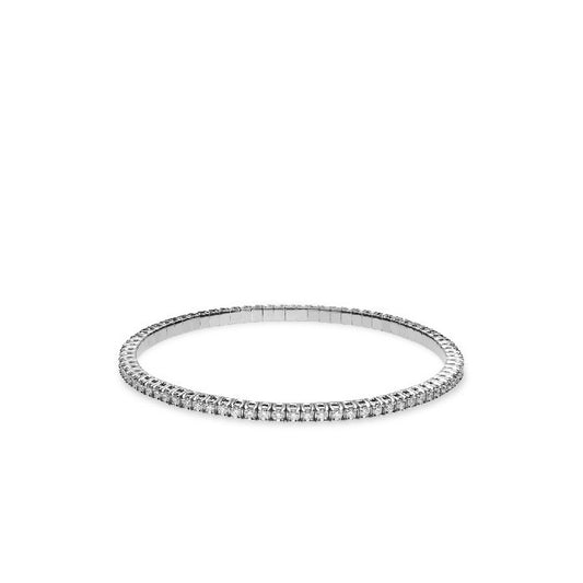 14k White Gold Diamond Flexi Tennis Bracelet