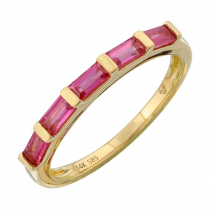 Multi Gem Stacking Ring