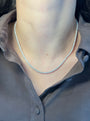 6ctw Lab Grown Diamond Tennis Necklace