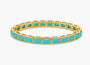Rectangle Turquoise Stretchy Bracelet