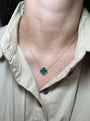 Malachite Clover Necklace