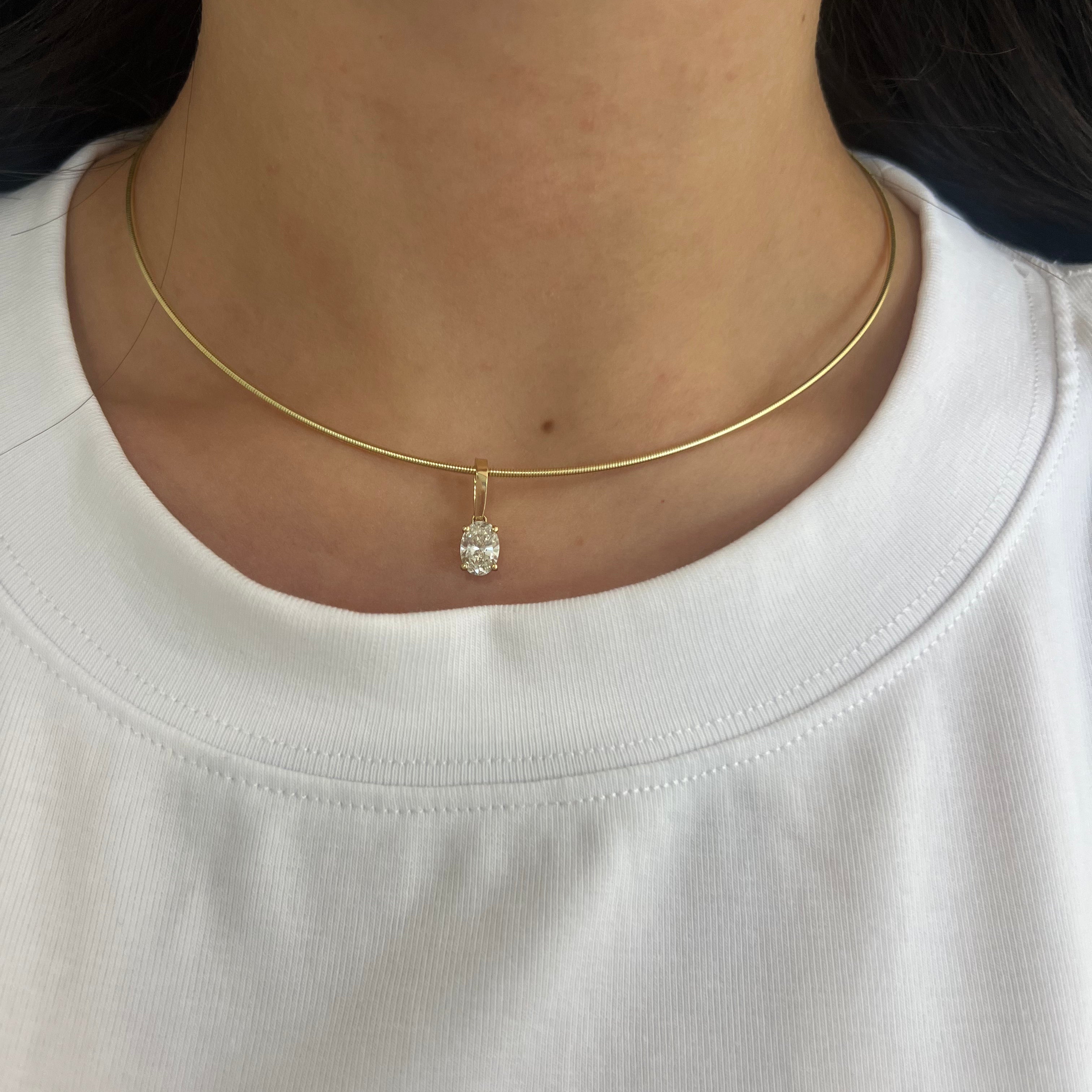 14k Yellow Gold Cord Necklace