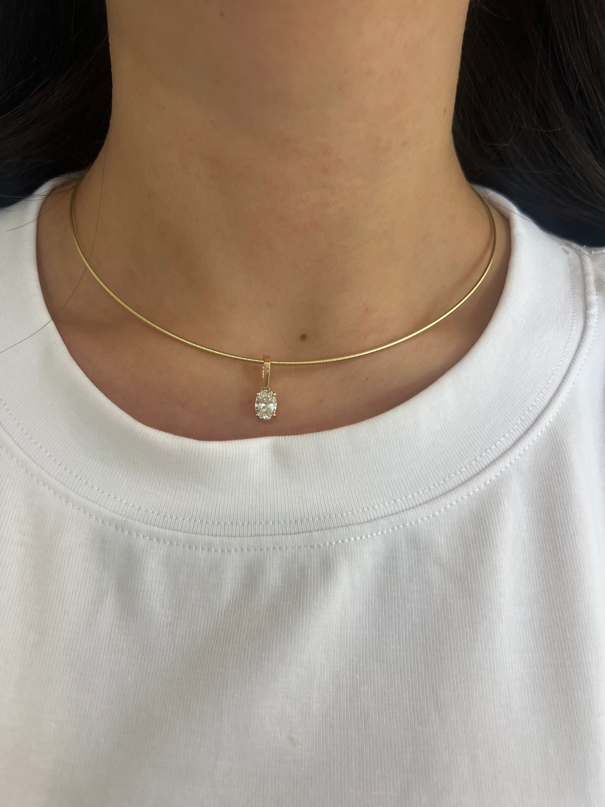 14k Yellow Gold Cord Necklace