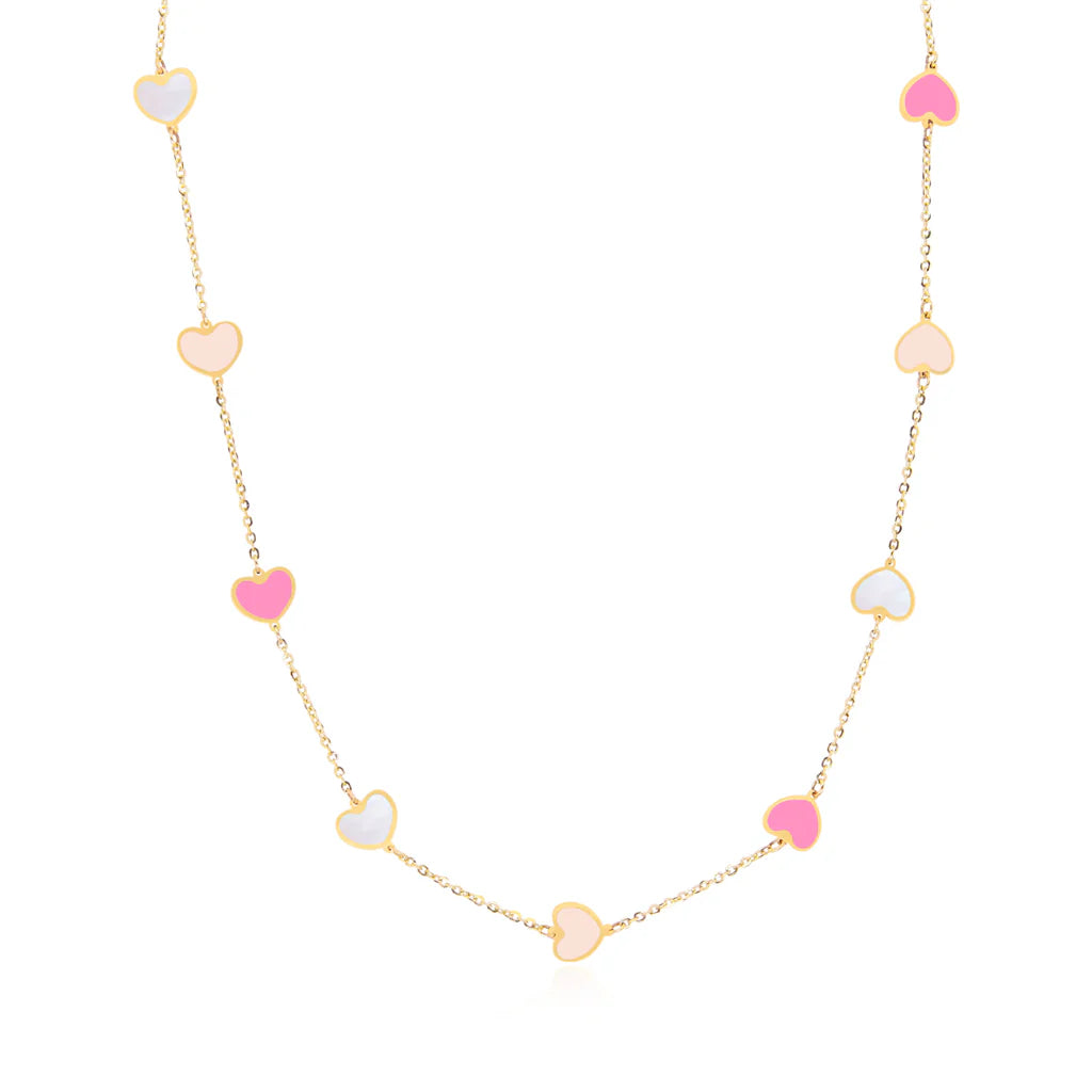 14k Gold Lucy Heart Necklace