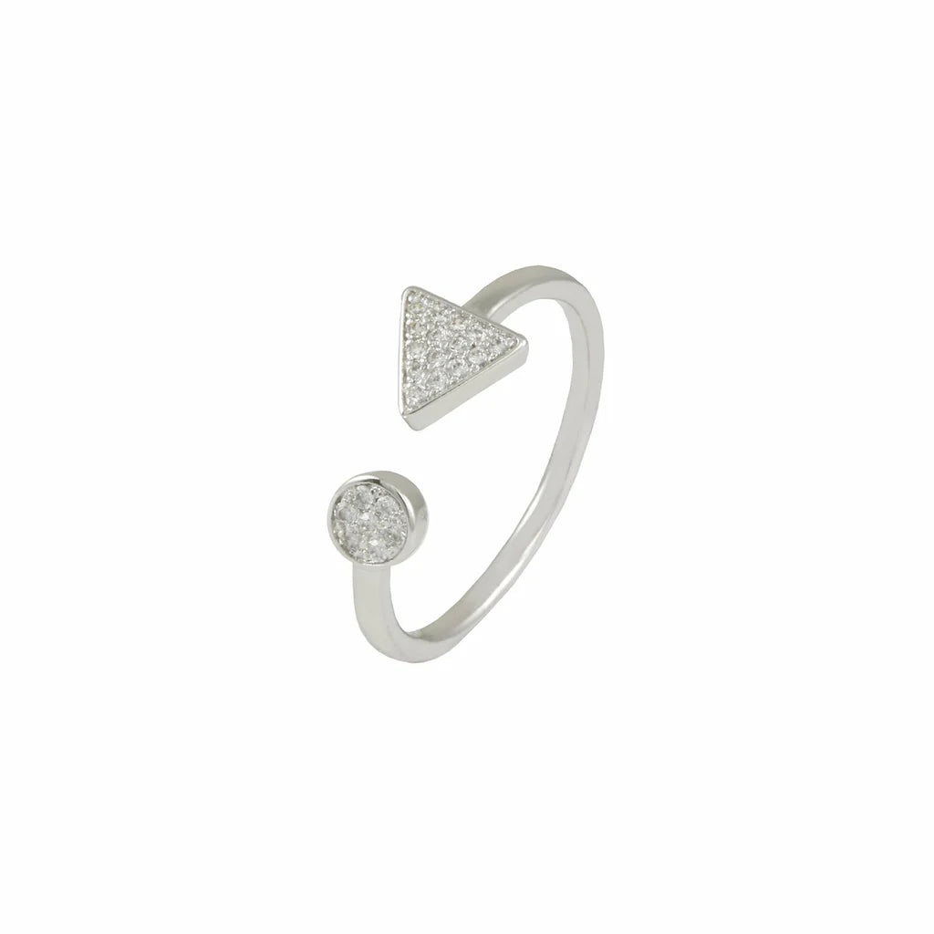14k Gold Diamond Shelly Ring