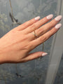 Yellow Gold and Diamond Crossover Ring