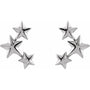 14k Gold Sandy Star Studs