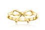 14k Yellow Gold Bow ring