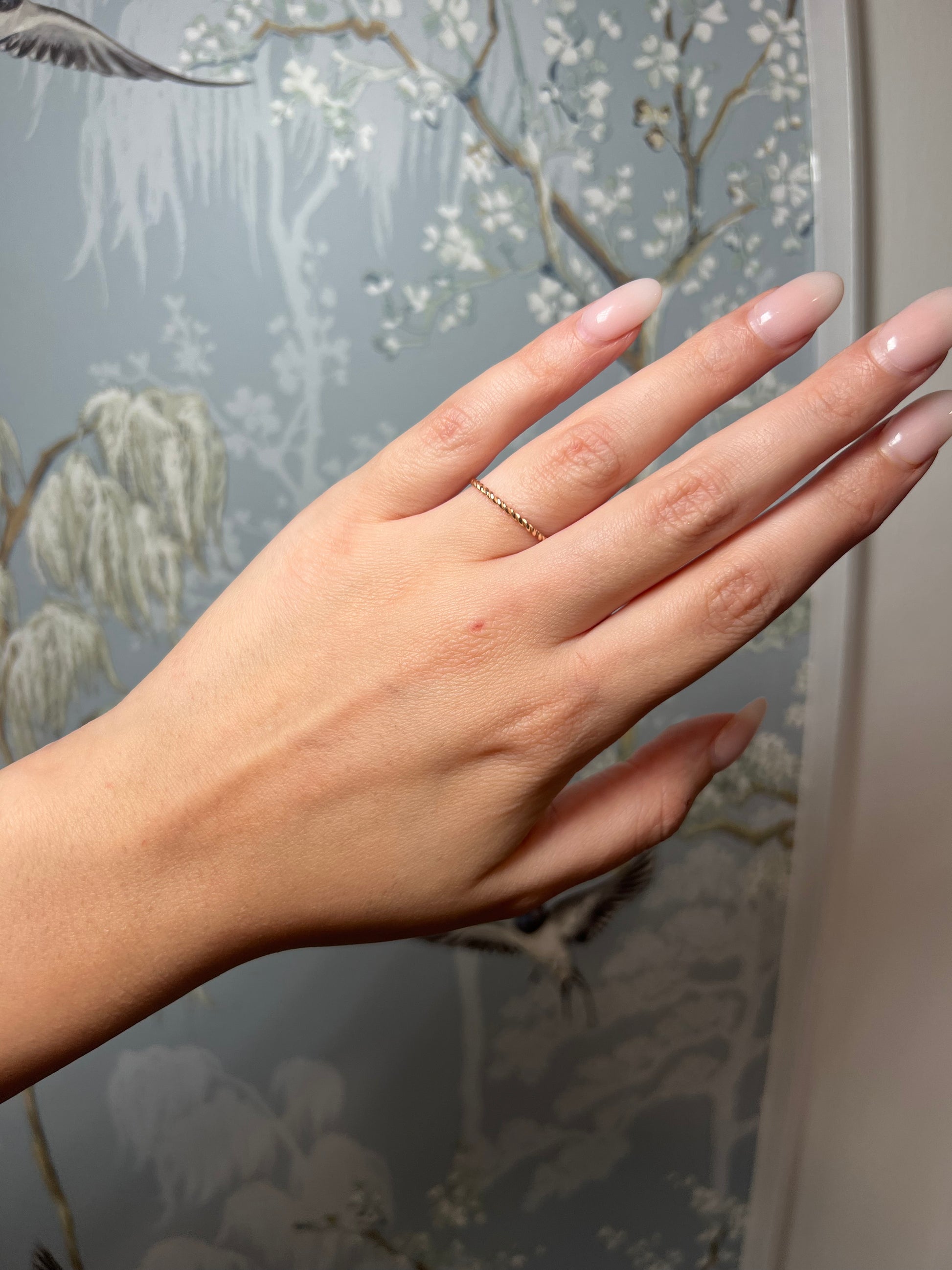 Twisted Rope Stacking Ring
