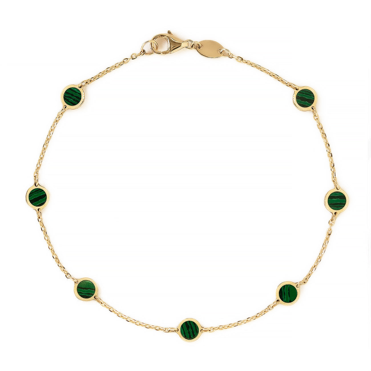 14k Gold Lucy Circle Bracelet