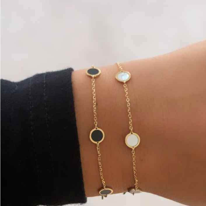 14k Gold Lucy Circle Bracelet