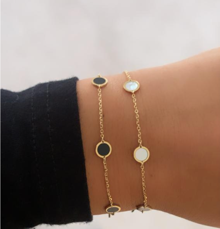 14k Gold Lucy Circle Bracelet