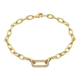 14k Yellow Gold Link Chain Bracelet