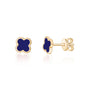 14k Gold Small Remi Clover Studs