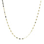 14k Yellow Gold Diamond Cut Chain Necklace