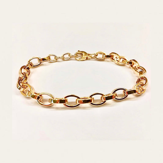 14k Rolled Chain Bracelet