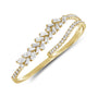 1.36CT MARQUISE SHAPE, BAGUETTES AND DIAMOND DOUBLE FINGER RING