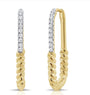 0.11CT DIAMOND HUGGIE EARRINGS