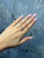 Baguette Diamond Chai Ring