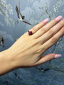 Ruby Pinky Signet Ring