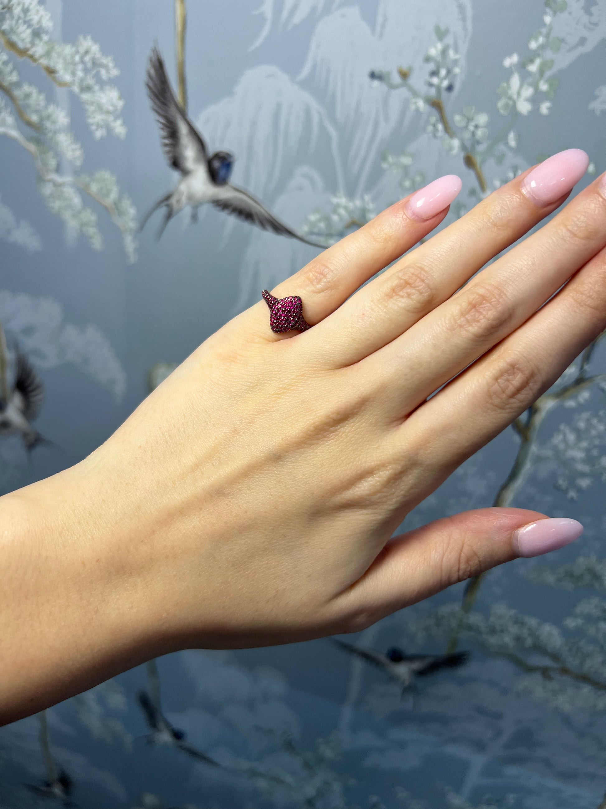 Ruby Pinky Signet Ring
