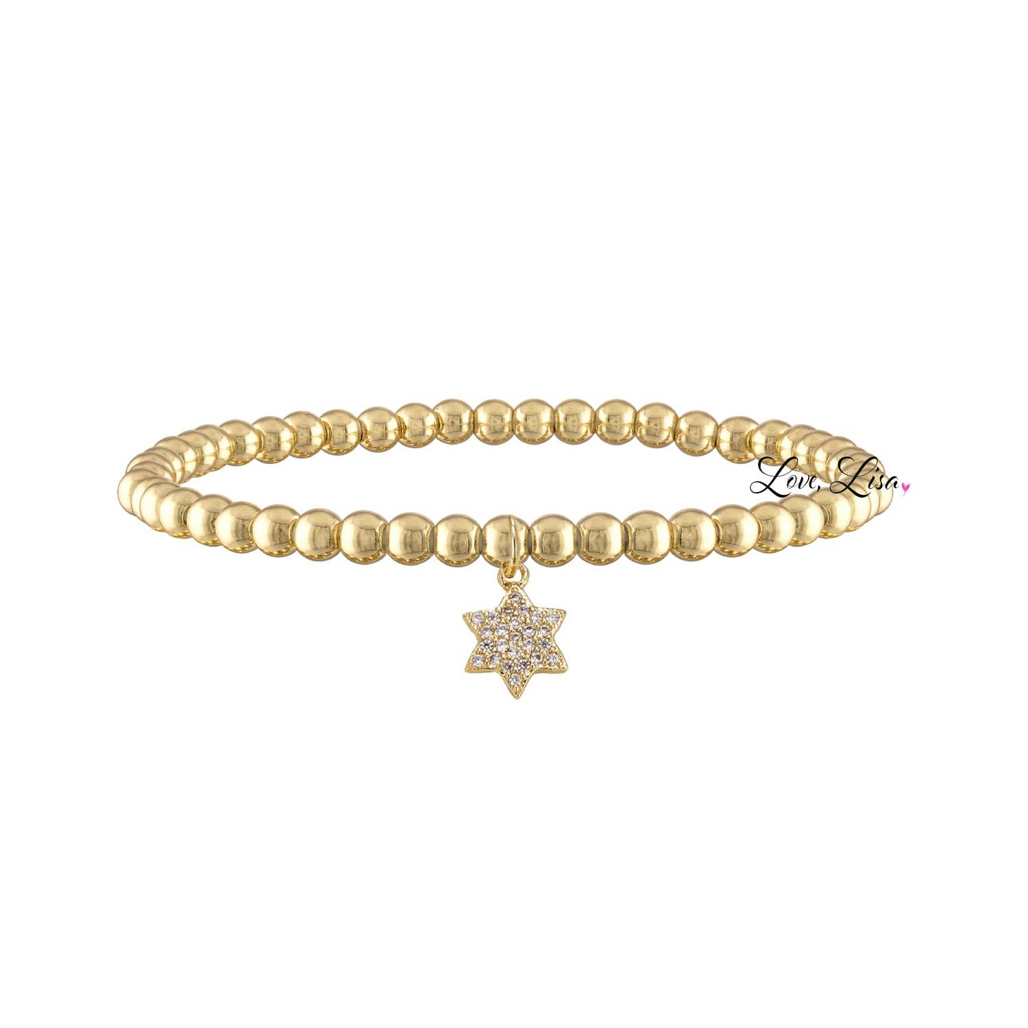 Star of David Beaded Bracelet