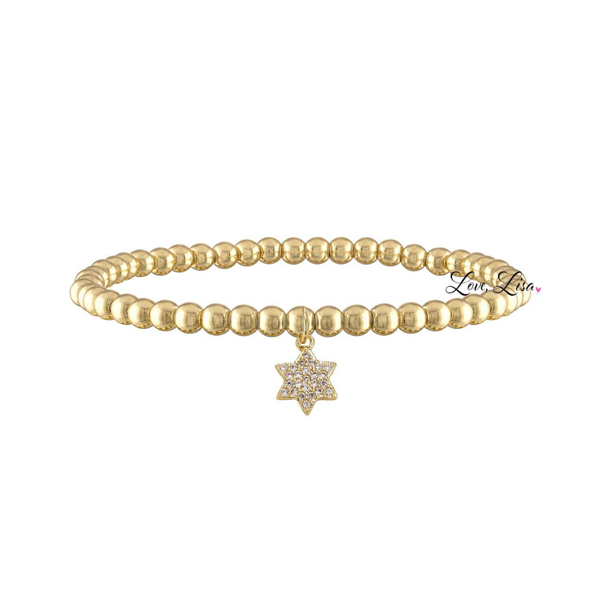 Star of David Beaded Bracelet