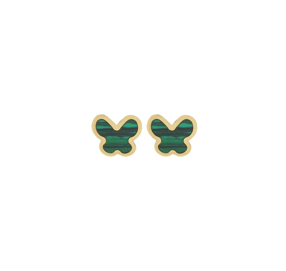 14k Gold Mini Lucy Butterfly Studs