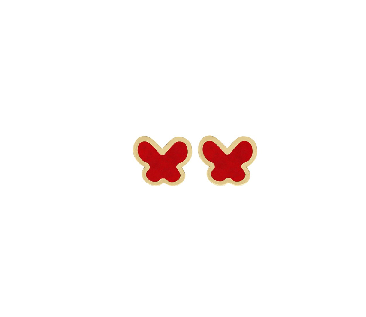 14k Gold Mini Lucy Butterfly Studs